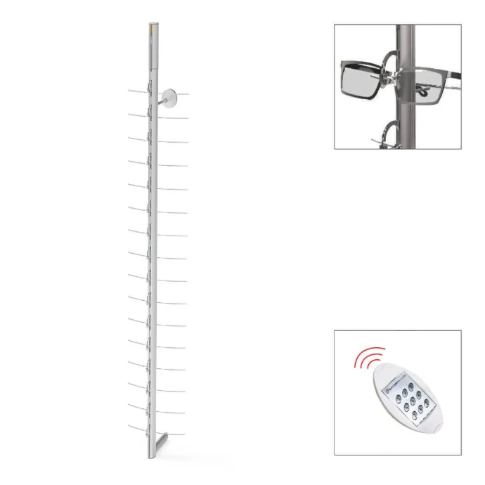 SRC remote lockable frame display bar