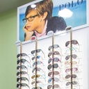 Logo holder for rod, elliptical, 72x58 mm