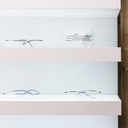 Diverse LED shelf, magnetic bottom