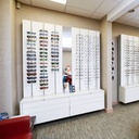 RR wall display, 3 key lockable rods (54), 700x1500x280 mm