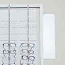 Side mirror for freestanding displays, 2-sided, 140x500 mm