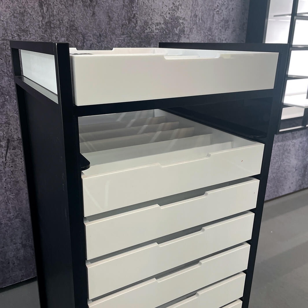 STK trolley cabinet, 10 trays (120), 405x905x405 mm