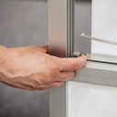 FS display, 3 drawers with handles (50 frames + 50 cases) and 8 rods (144), 1032x1980x400 mm