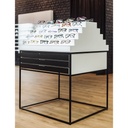 STK Gondola, top with 9 shelves (50), 6 drawers (150), 900x1150x785 mm