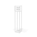 STK pedestal, construction with acrylic box