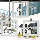 Sky Line Solo display, 3 deco frames with 8 frame holders, 1000x1600-4500 mm