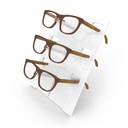 Frame holder with changeable inclination, acrylic