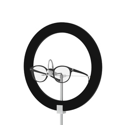 Deco frame for shop windows (1), round, standing