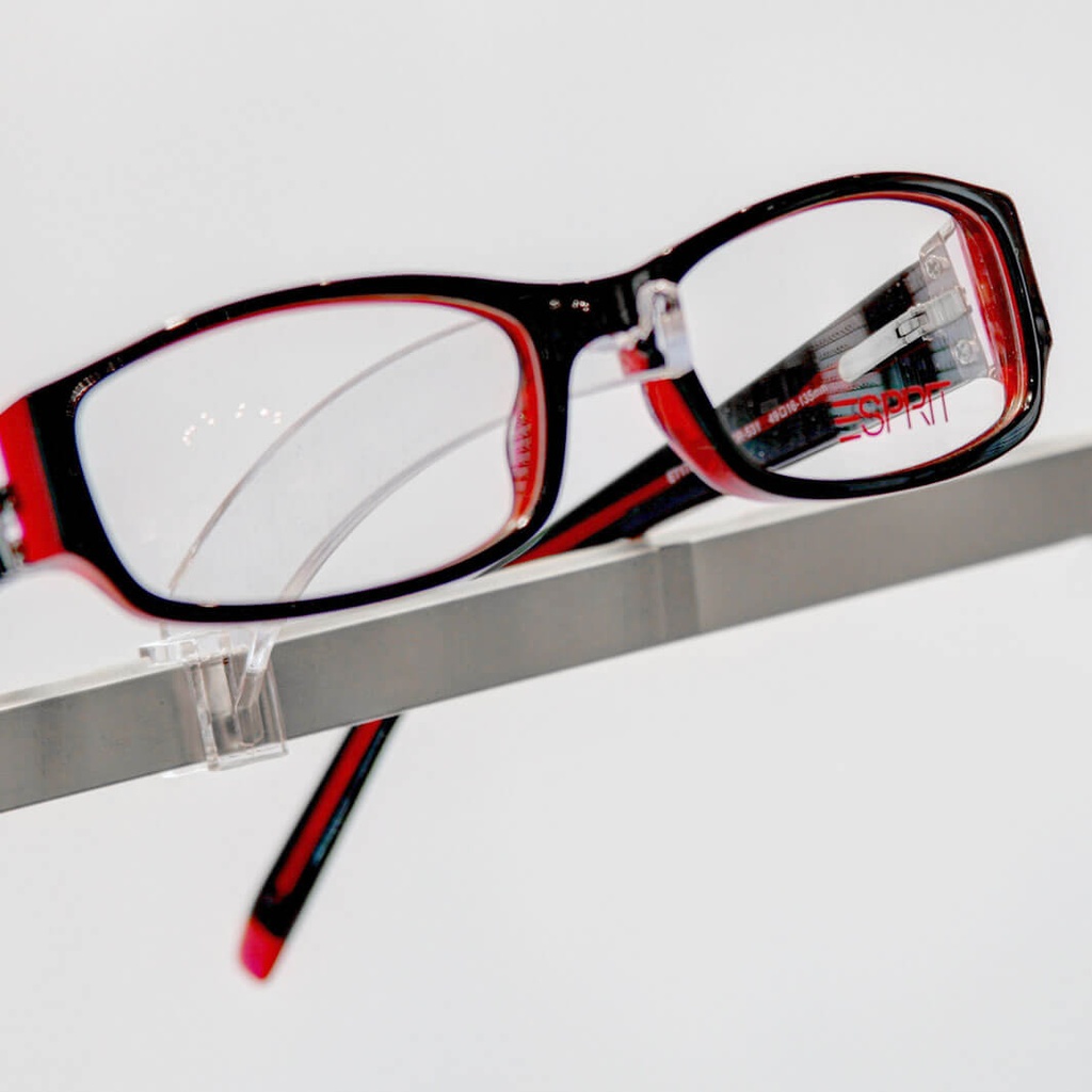 Clear Look frame holder (1), transparent polycarbonate