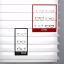 Polar decorative frame with space for logo, sliding