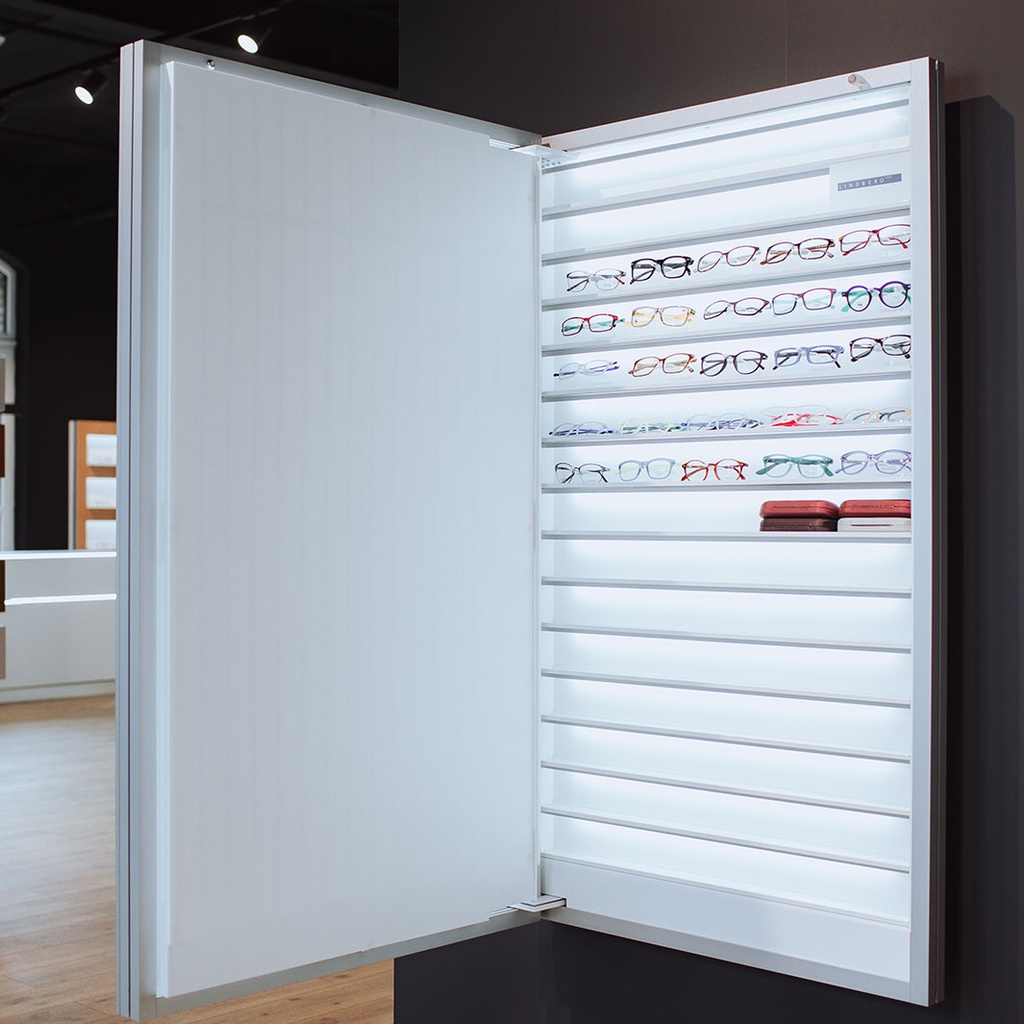 Dual LED advertising panel, exch. posters