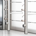 STK wall display with 4 rods (72), 930x1530x230 mm
