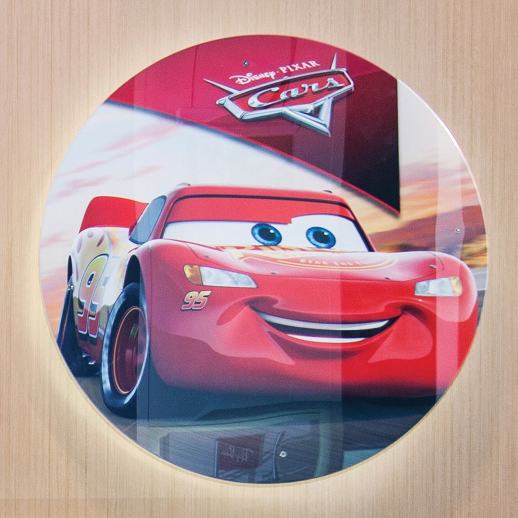 Advertising wall plate, round, Φ600 mm