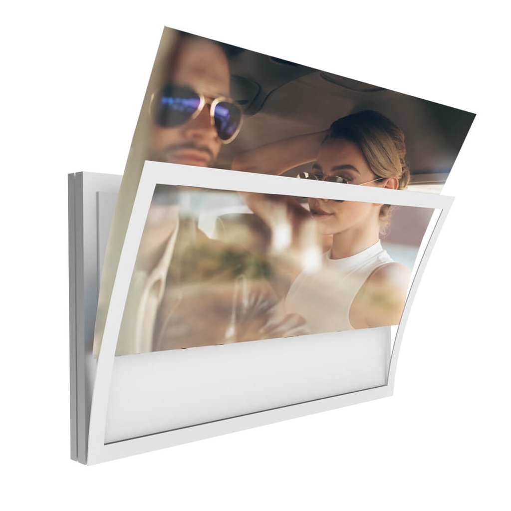 LED advertising panel for wall display, exch. posters