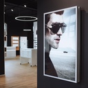 LED advertising panel, exch. posters