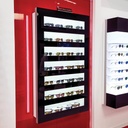 Showcase with doors, shelves, 900x1500x350 mm