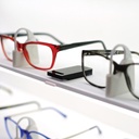 STK Unilock wall display with shelves, 930x1530x320 mm, LED, 5 logo holders incl.