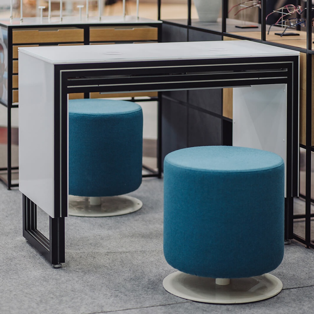 Electric instrument table, 1 drawer