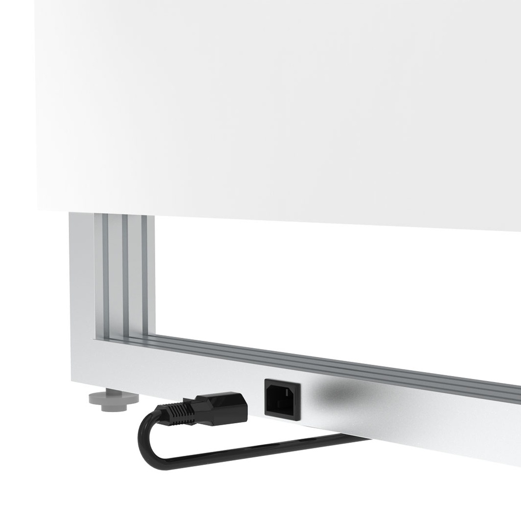 U-shaped electric instrument table, 3 instruments, 1400x700-920x800 mm