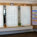 Clear Look wall display, 15 bars (45), 700x1500x280 mm