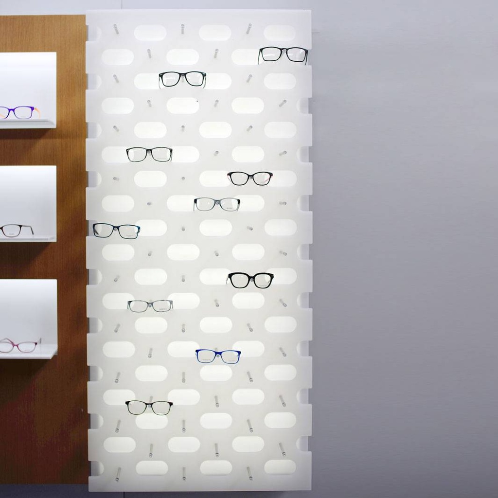 Pin Solo wall display, oval holes