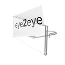 Logo holder for rod, exchangeable paper insert