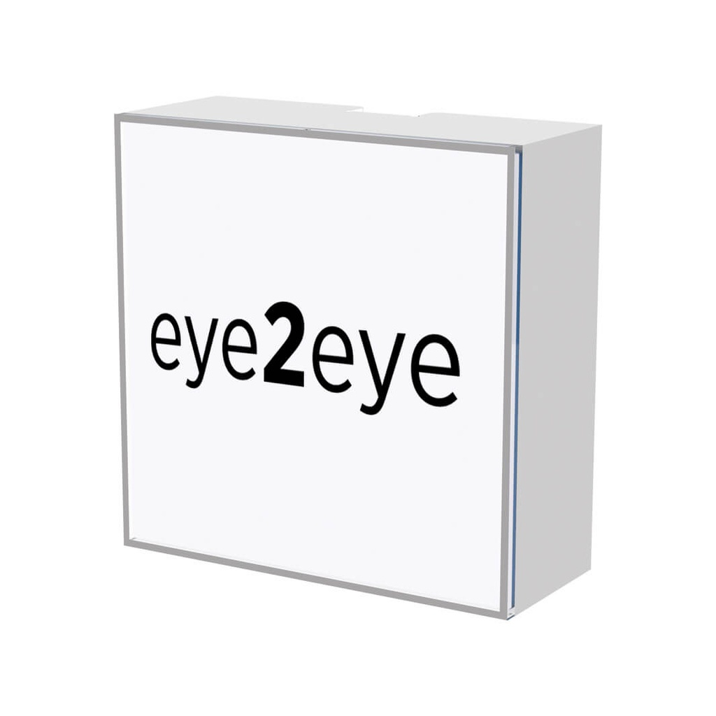 Alea LED advertising plate, 200x200 mm