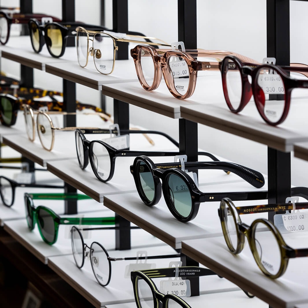 Mosaic LED shelf, white acrylic, 173x200 mm