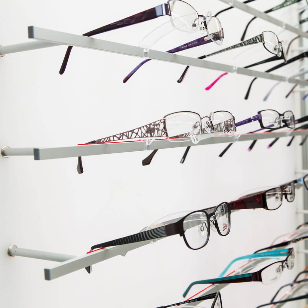 Telescope display, 1 panel with 15 bars (75), 900x1800-4500 mm