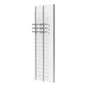 Expositor de pared RR, 2 barras con cerradura de llave (36), 450x1500x280 mm