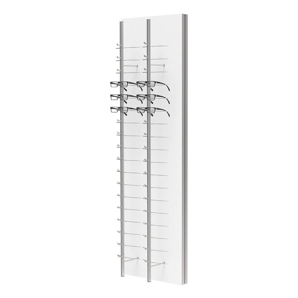 RR wall display, 2 open rods (36), 450x1500x280 mm