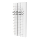 RR wall display, 3 open rods (54 frames), 700x1500x280 mm