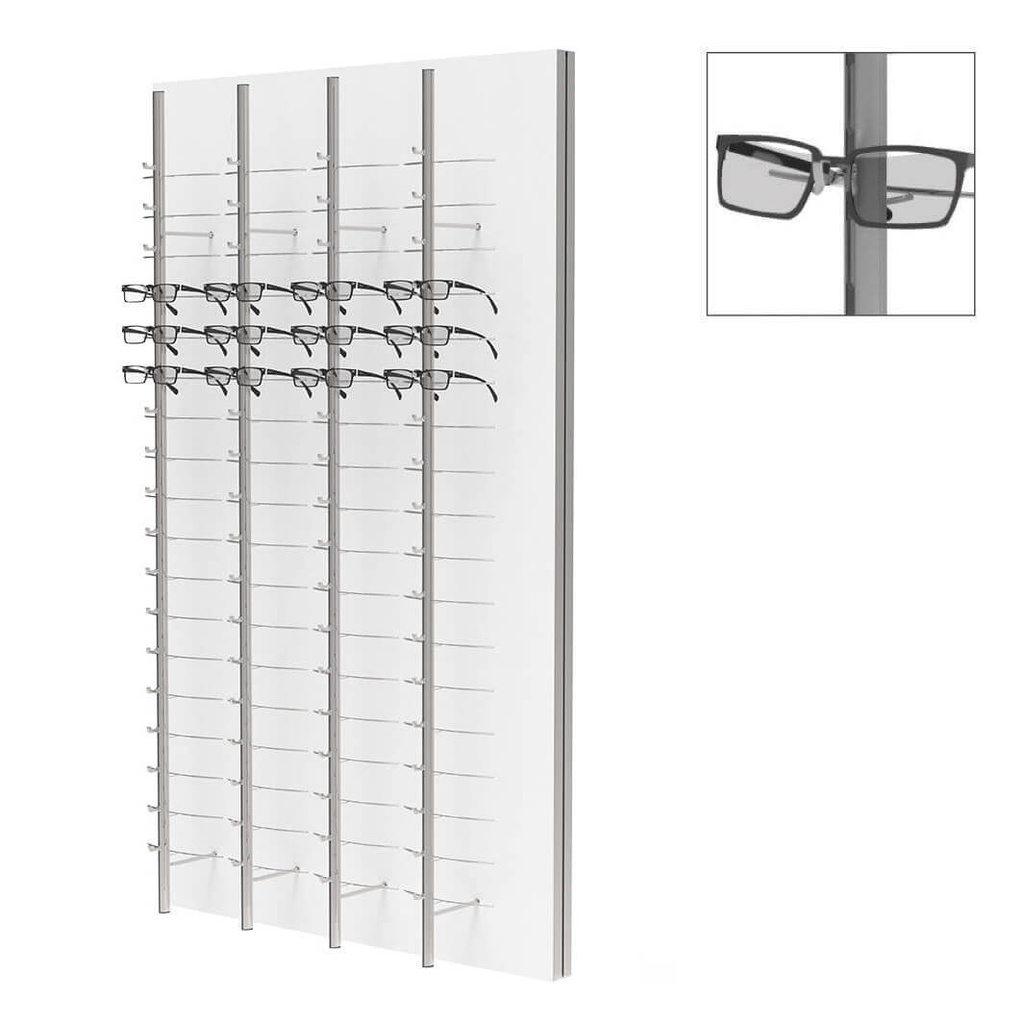RR wall display, 4 open rods (72), 900x1500x280 mm