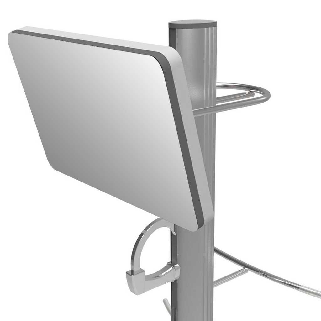 Miroir pour tige, acrylique, 150x110 mm