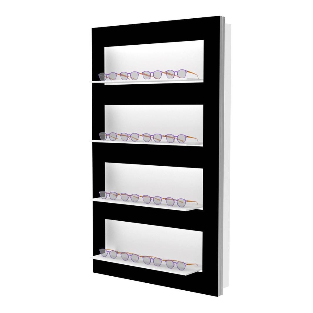 Dekora zidni prezenter, 4 police