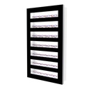 Vitrine mit 7 Ablagen