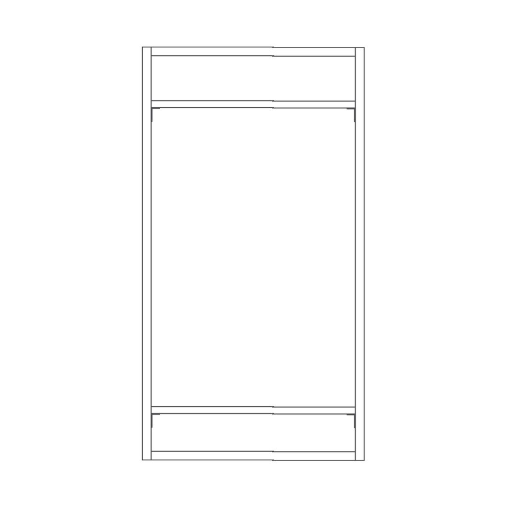 [P.STR.80 frame] Marco de aluminio Stripe (800x1500 mm)