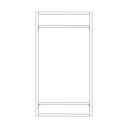 Stripe aluminium frame