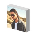 Stripe LED advertising element, magnetic plates, exch. posters, 200x200 mm