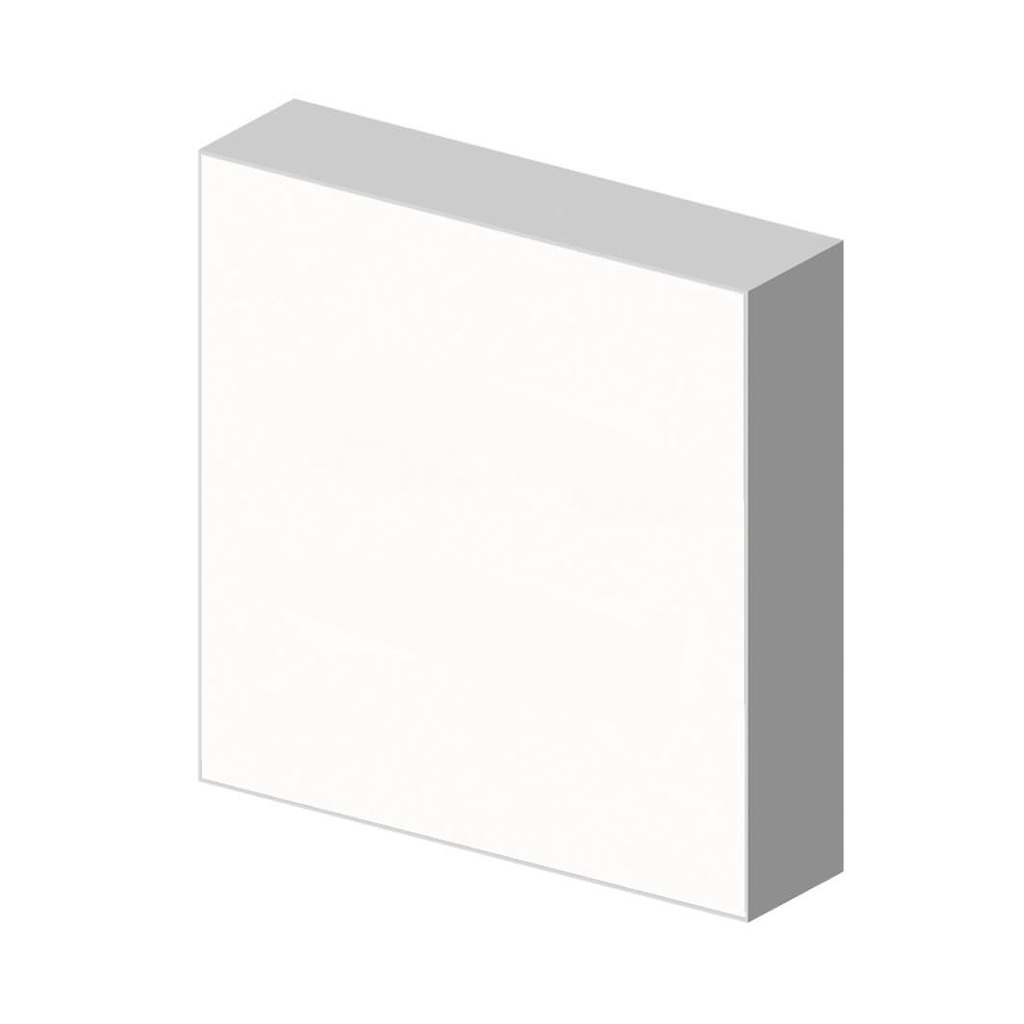 Elemento logo LED Stripe, placa frontal magnética intercambiable, 200x200 mm