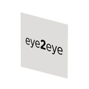 Plaque logo LED Stripe avec impression, magnétique, 200x200 mm