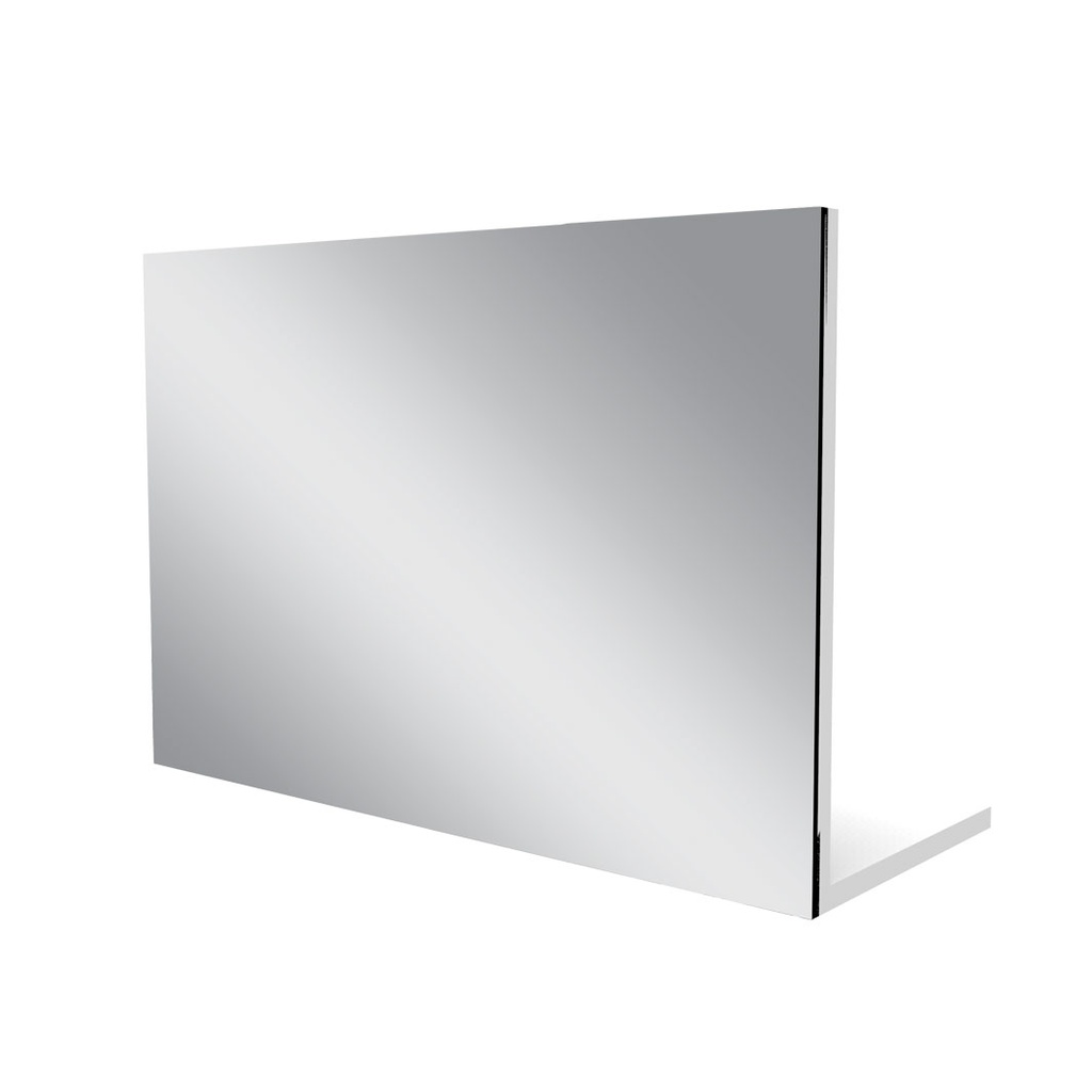 Dual ogledalo za policu, akril, 150×85×65 mm