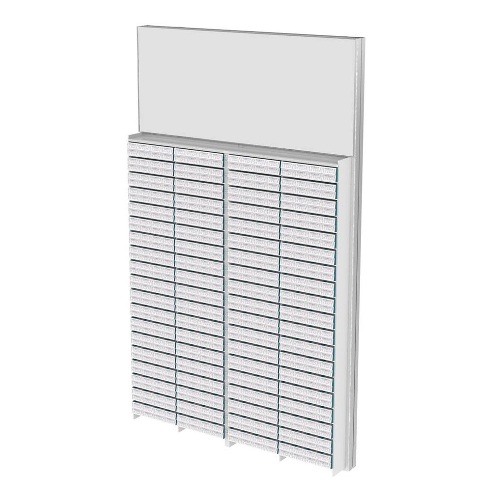 Espositore da parete per lenti a contatto