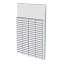 Expositor de pared para lentes de contacto