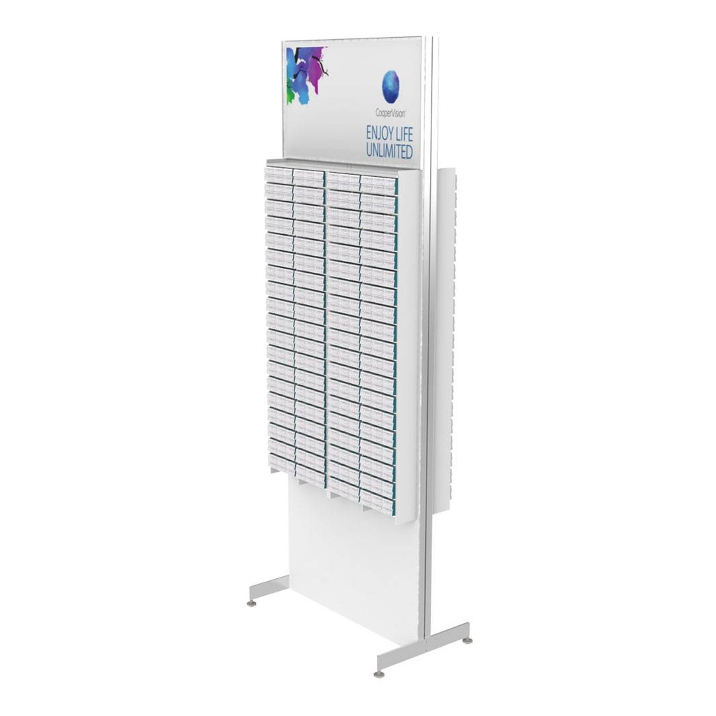 Espositore FS per lenti a contatto, doppio lato, 739x1471(1971)x423 mm