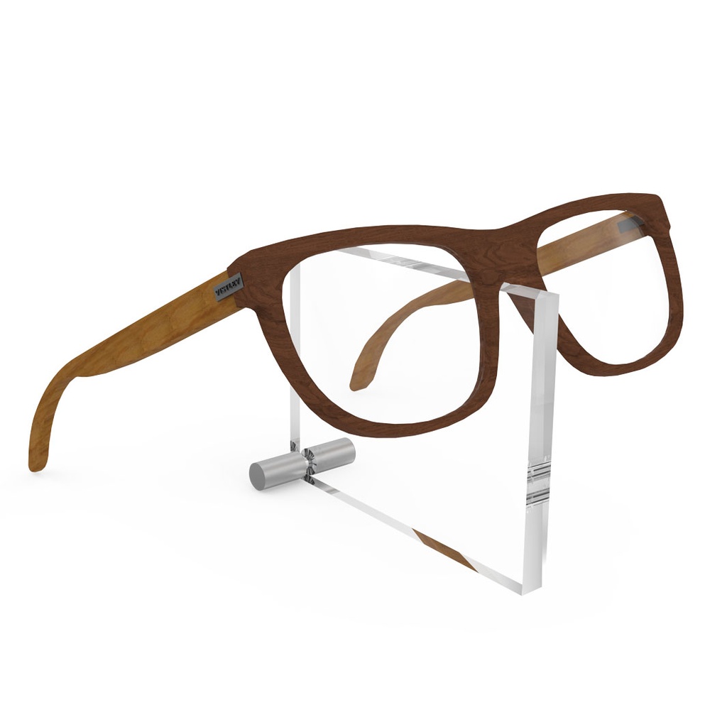 Porte-monture DUAL, polycarbonate transparent