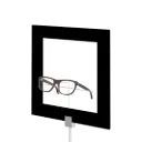 Deco frame for shop windows (1), rectangular, standing