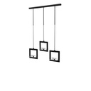 Expositor Sky Line Solo, 3 marcos decorativos con estantes transparentes, 1000x1600-4500 mm