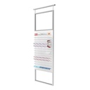 Expositor Telescope, 1 panel con 15 barras (75), 900x1800-4500 mm