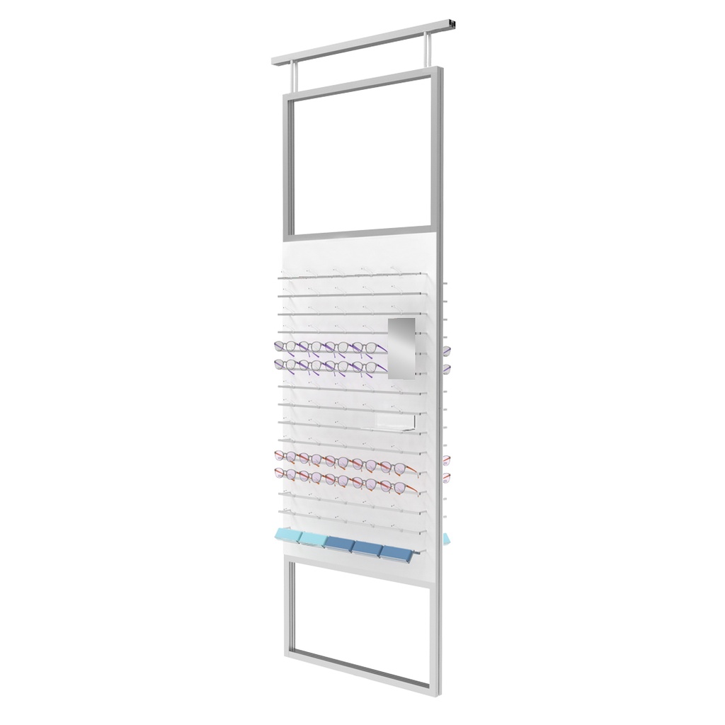 Telescope display, 2 panels with 30 bars (150), 900x1800-4500 mm